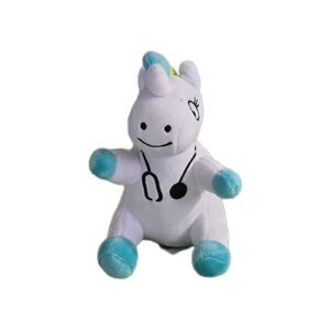 Open The Joy Doc Ollie Rainbow Unicorn Doctor 2019 Plush 7" Rainbow Cute Soft